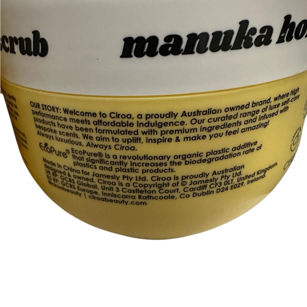 CIROA manuka honey & Macadamia Duo Body Scrub & Shower Gel Gift Set New - Picture 7 of 8